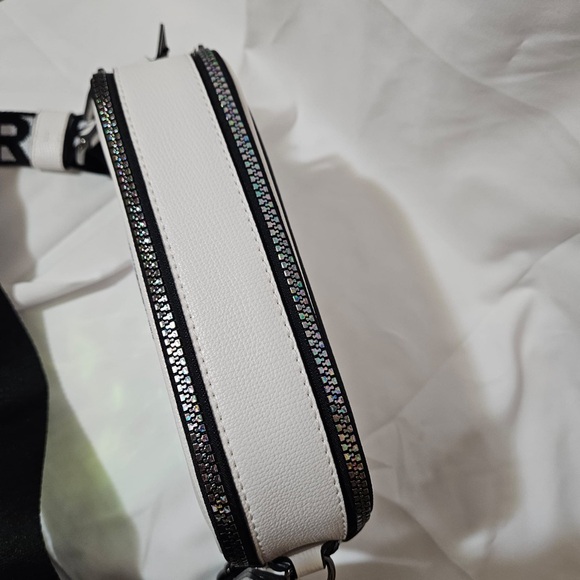 NWT Karl Lagerfeld Paris Maybelle Cross Body Purse White - Picture 6 of 10